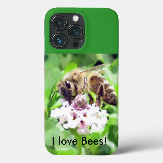Funda De Case-Mate Para iPhone Phone Case - Honeybee on blossom (Reverso )