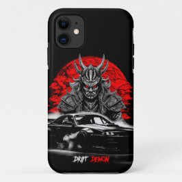 Funda Para iPhone 11 Phonk de deriva del coche del Demon Samurai JDM