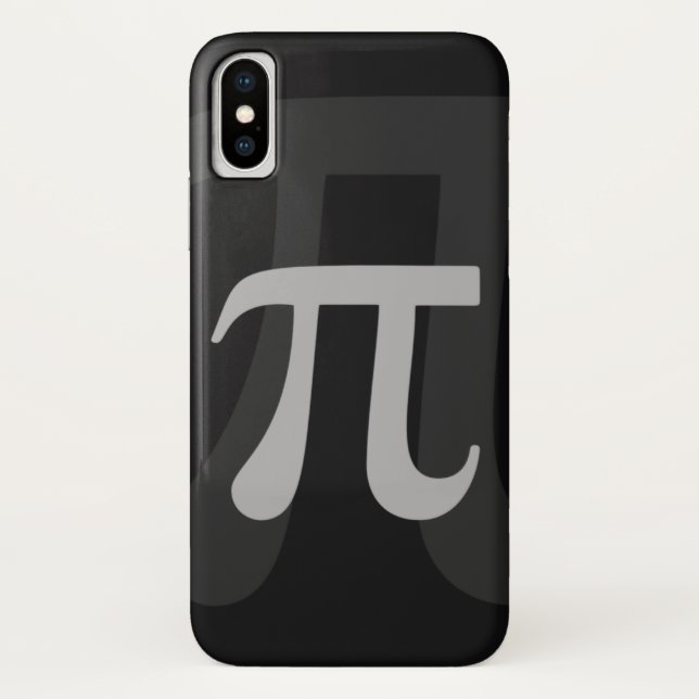 Funda De Case-Mate Para iPhone Pi oscuro (Reverso)