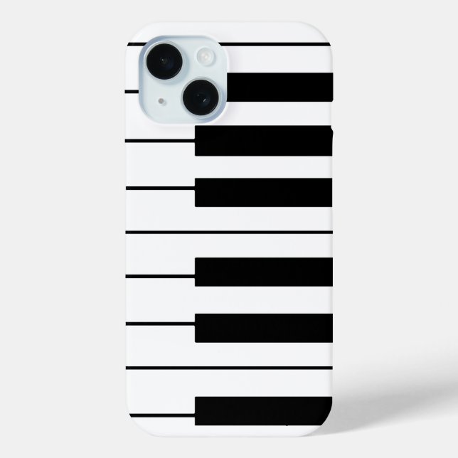 Funda De Case-Mate Para iPhone piano con temas musicales (Reverso )