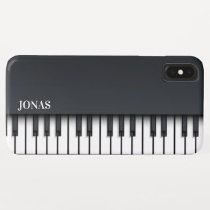 Funda Para iPhone XS Max Piano negro