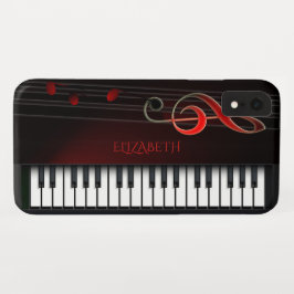 Funda Para iPhone XR Piano Y Treble Clef