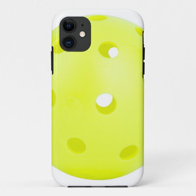 Funda De Case-Mate Para iPhone Pickle BAll Yellow (Reverso)