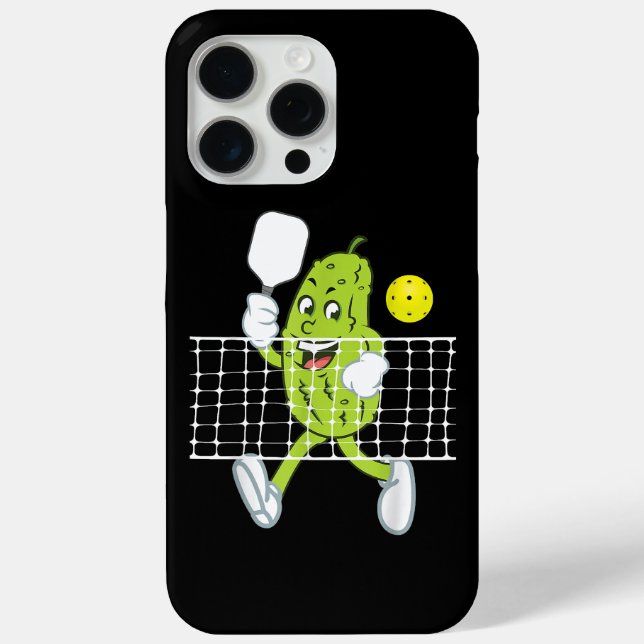 Funda De Case-Mate Para iPhone Pickle Jugando Pickleball - Divertido Paddle (Reverso )