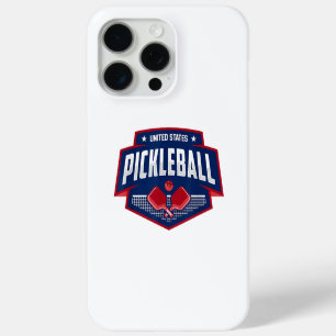 Funda Para iPhone 15 Pro Max Pickleball Support Team Pickleball Player USA