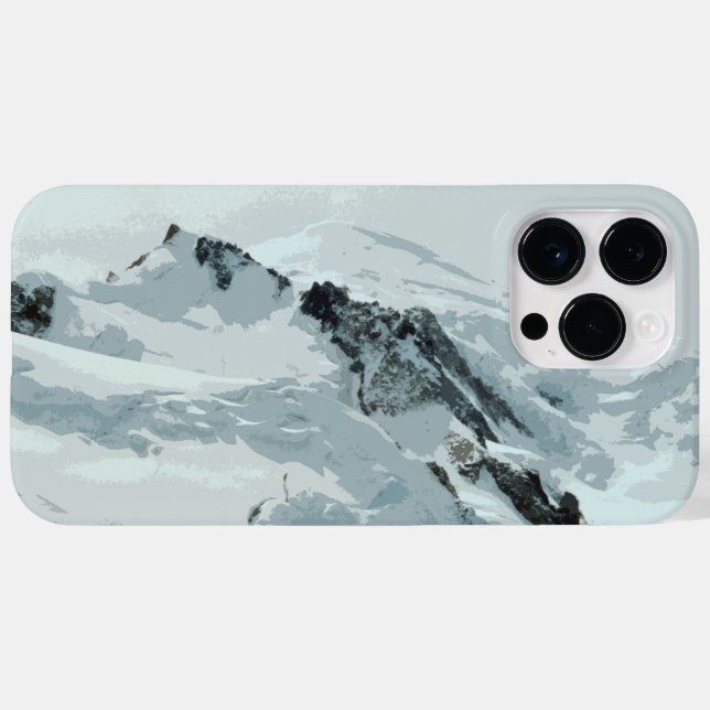 Funda De Case-Mate Para iPhone Pico Mont Blanc, Francia (Reverso (Horizontal))