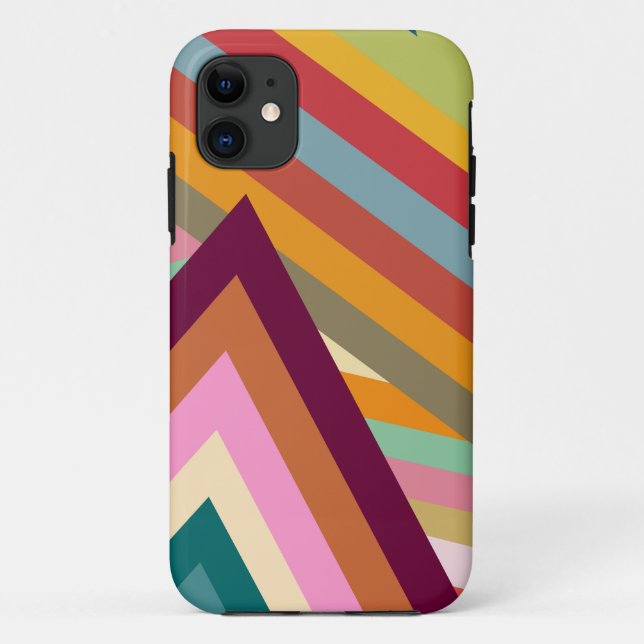 Funda De Case-Mate Para iPhone Picos de los años 1970 (Reverso)