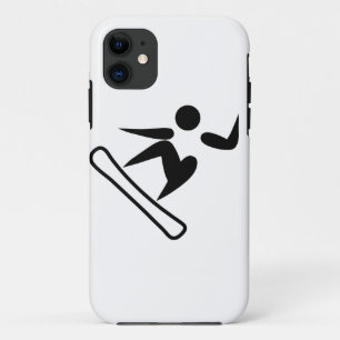 Funda Para iPhone 11 Pictograma de snowboard