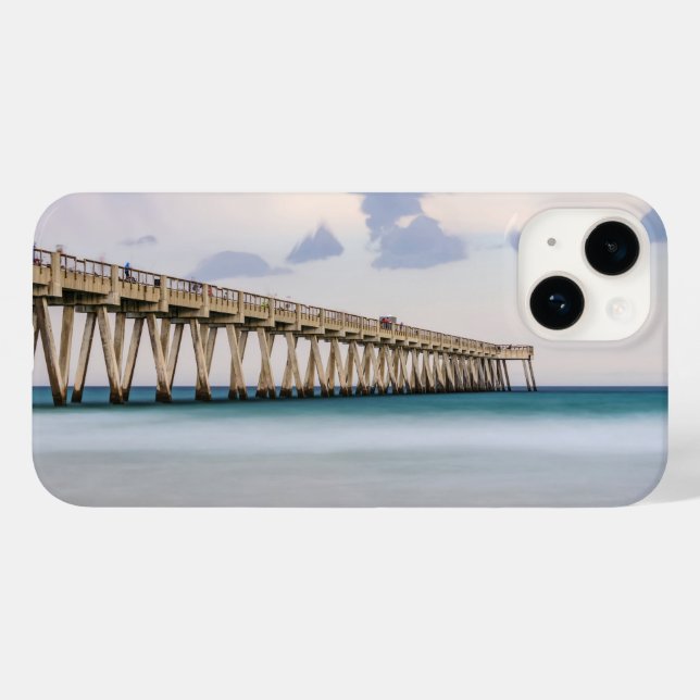 Funda De Case-Mate Para iPhone Pie de pesca Navarre Beach (Reverso  (Horizontal))