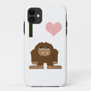 Funda Para iPhone 11 Pie grande del corazón