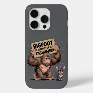 Funda Para iPhone 15 Pro Pie grande es celosa de mi Chihuahua