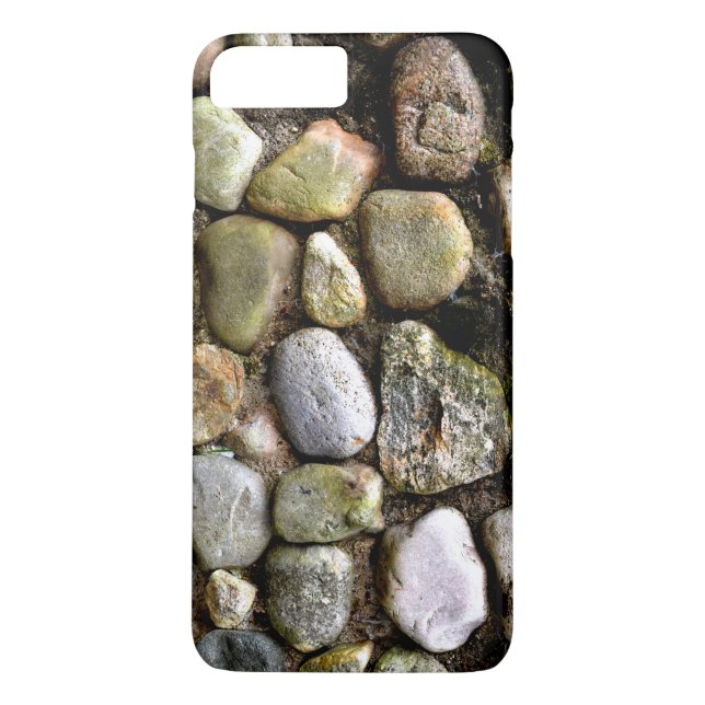 Funda De Case-Mate Para iPhone Piedra de campo, rocas, piedra angustiada, piedra  (Reverso)