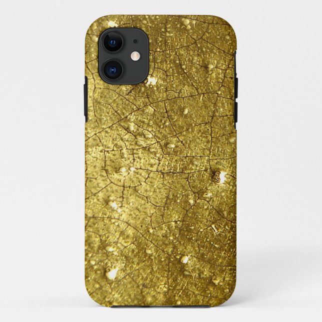 Funda De Case-Mate Para iPhone Piedra de oro (Reverso)