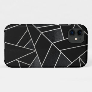 Funda Para iPhone 11 piedra dorada negra