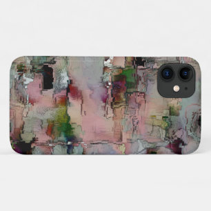Funda Para iPhone 11 Piedra rústica de color predominante salmón a gris