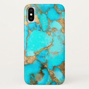 Funda Para iPhone X piedra turquesa
