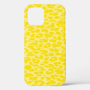 Funda Para iPhone 12 Pro Piel de leopardo amarilla