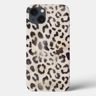 Funda Para iPhone 13 Piel de leopardo en marfil de mandarina