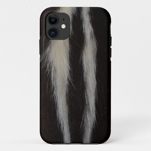 Funda De Case-Mate Para iPhone Piel de maletero rayado (Reverso)