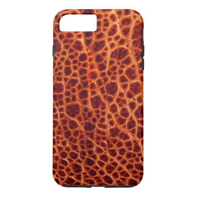 Funda De Case-Mate Para iPhone Piel de rana toro marrón (Reverso)