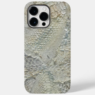 Funda Para iPhone 14 Pro Max De Case-Mate Piel de serpiente de marfil iPhone 14 Funda