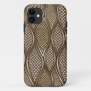 Funda Para iPhone 11 Piel de serpiente estilizada
