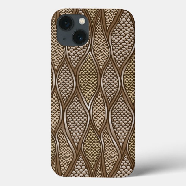 Funda De Case-Mate Para iPhone Piel de serpiente estilizada (Reverso)