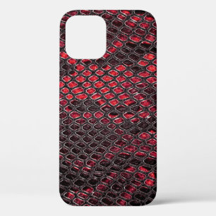 Funda Para iPhone 12 Piel de serpiente: fondo abstracto.