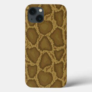 Funda Para iPhone 13 Piel de serpiente, modelo del reptil