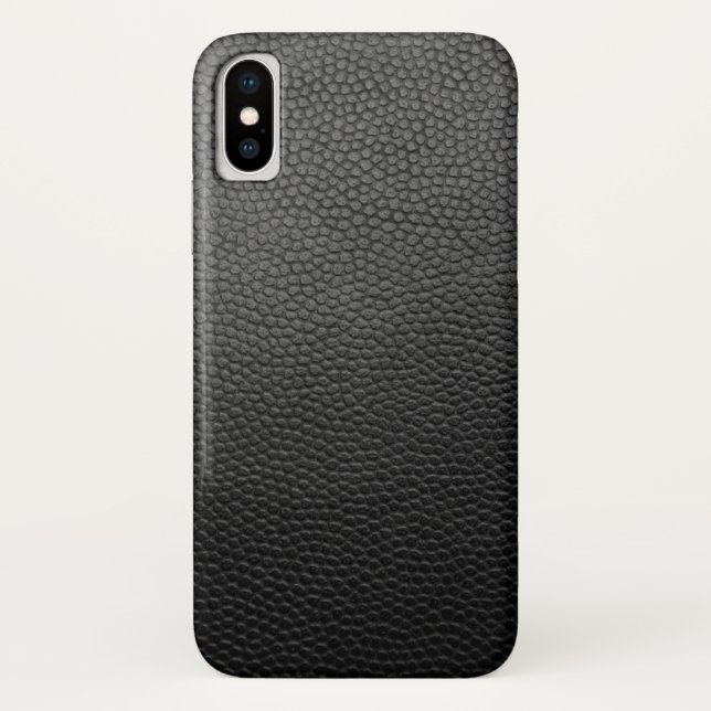 Funda De Case-Mate Para iPhone Piel de serpiente negro (Reverso)