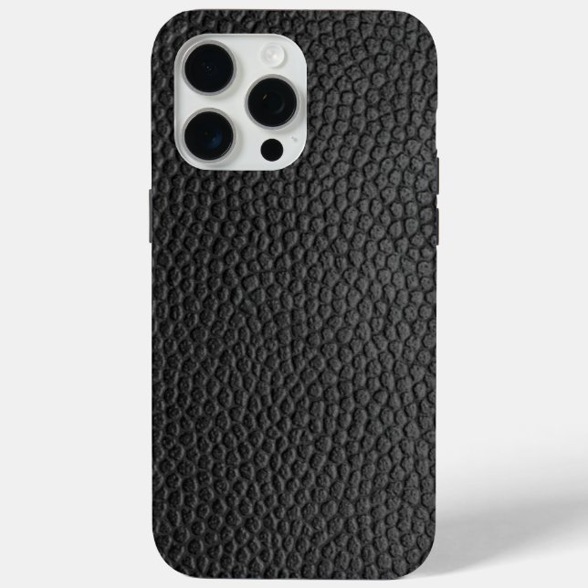 Funda De Case-Mate Para iPhone Piel de serpiente negro (Reverso )