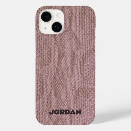 Funda Para iPhone 14 De Case-Mate Piel de serpiente rosa
