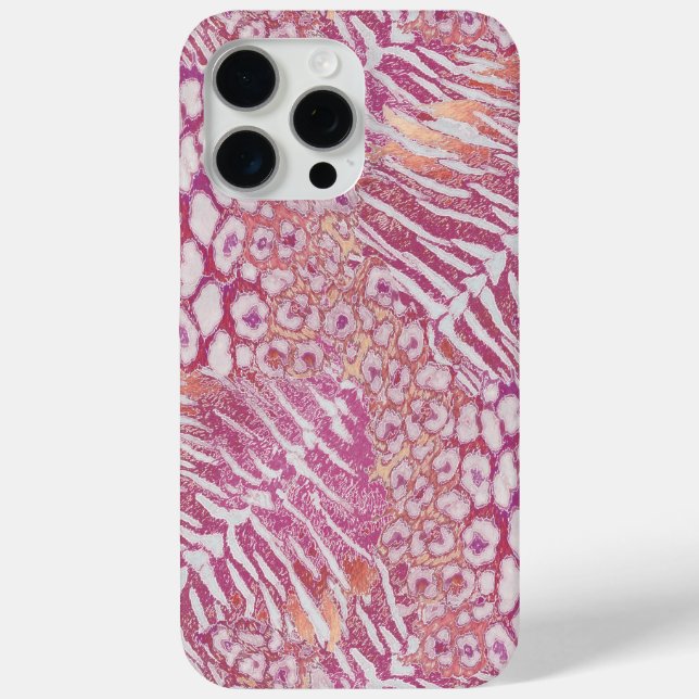 Funda De Case-Mate Para iPhone Piel de tigre leopardo de moda (Reverso )