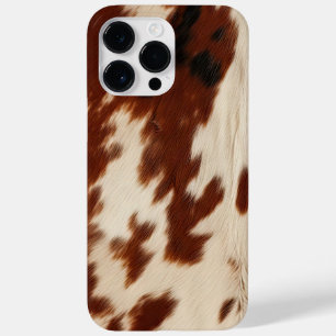 Funda Para iPhone 14 Pro Max De Case-Mate Piel de vaca occidental de Cream Brown