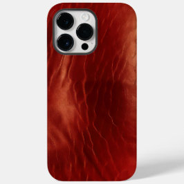Funda Para iPhone 14 Pro Max De Case-Mate Piel de vaca Rojo Occidental