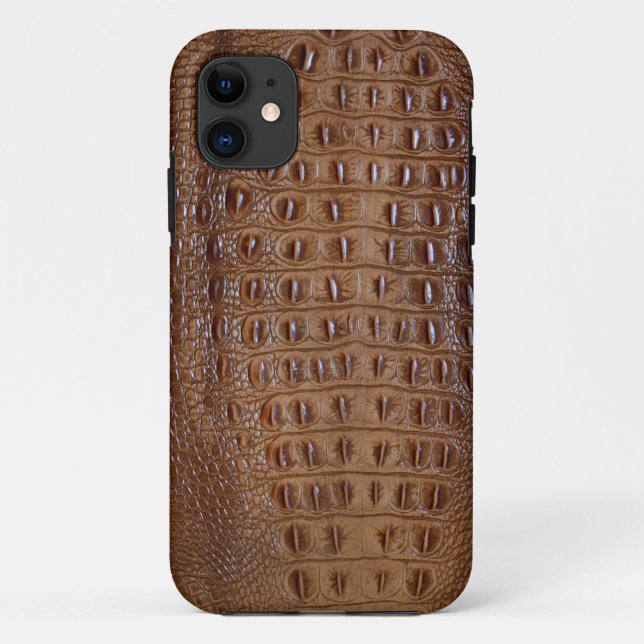 Funda De Case-Mate Para iPhone Piel del cocodrilo (Reverso)
