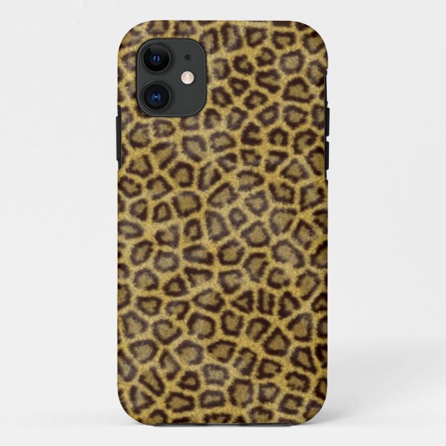 Funda De Case-Mate Para iPhone Piel del leopardo (Reverso)