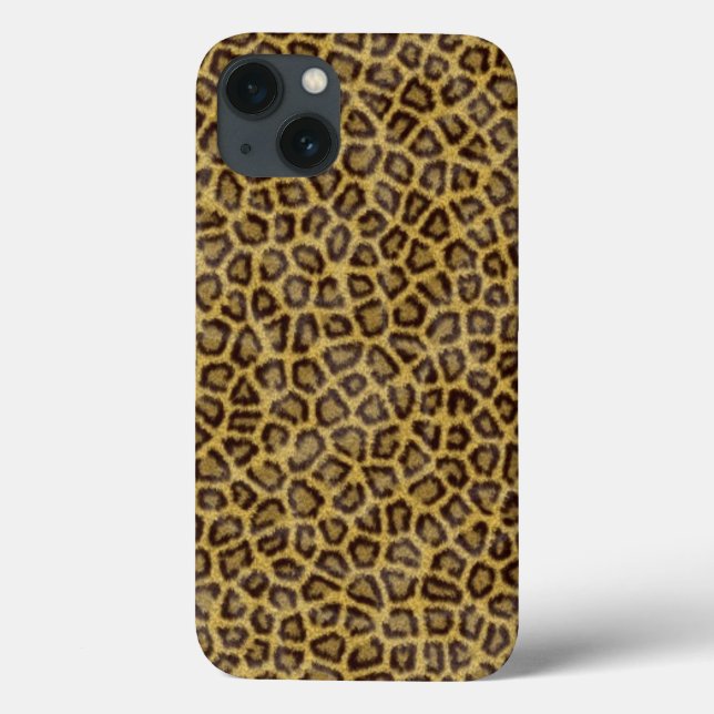 Funda De Case-Mate Para iPhone Piel del leopardo (Reverso)