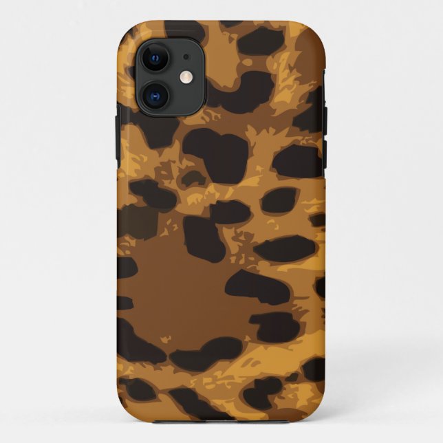 Funda De Case-Mate Para iPhone Piel leopardo (Reverso)