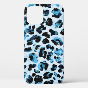 Funda Para iPhone 12 Piel leopardo Cheetah: tinte vinícola acuarela