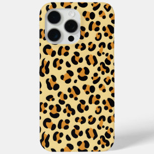 Funda Para iPhone 15 Pro Max Piel leopardo salvaje