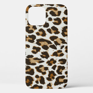 Funda Para iPhone 12 Piel leopardo: Textura vintage sin foco