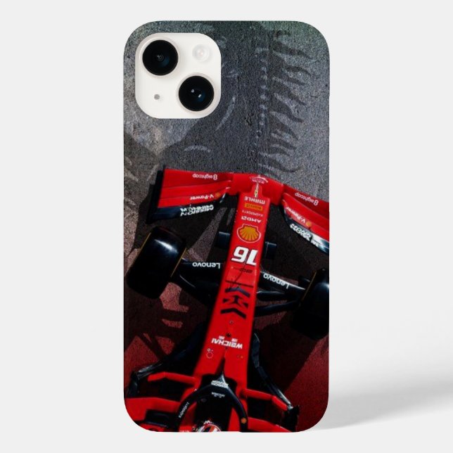 Funda De Case-Mate Para iPhone Piel móvil de F1 leclare (Reverso )