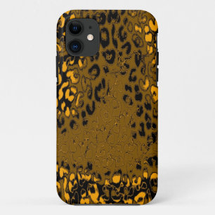 title_seo2 Piel retro de la impresión del leopardo de Tan neg