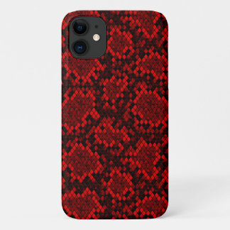FUNDA PARA iPhone 11 PIEL ROJA PYTHON