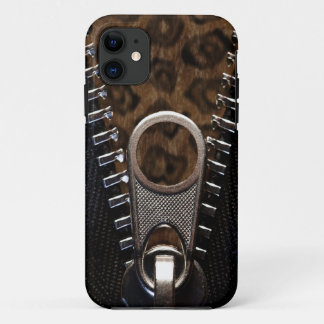title_seo2 Piel Zippered del estampado leopardo