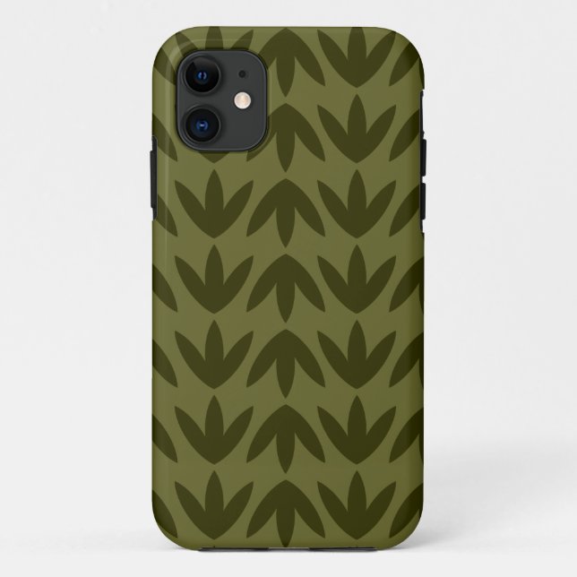 Funda De Case-Mate Para iPhone Pies de aves - Tonos de oliva.pdf (Reverso)