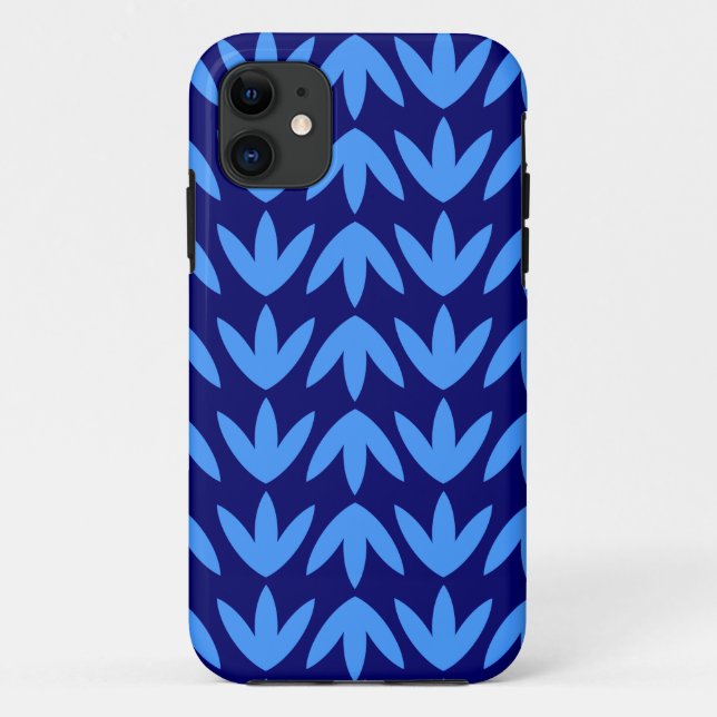 Funda De Case-Mate Para iPhone Pies de pájaro - Azul bebé y Marina.pdf (Reverso)