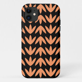 Funda Para iPhone 11 Pies de pájaro - Peach y Black.pdf
