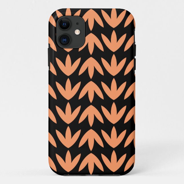 Funda De Case-Mate Para iPhone Pies de pájaro - Peach y Black.pdf (Reverso)